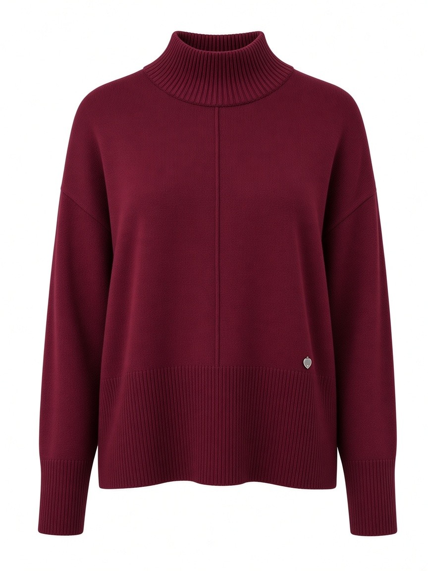 Dámsky rolák N.EVERY DAY BURGUNDY Bordová s.WEAR 1